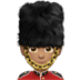 💂🏽‍♂️ man guard: medium skin tone display on Apple